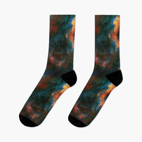 Item preview, Orange and Blue Nebula Galaxy Art designed and sold by Tiffany Munro.