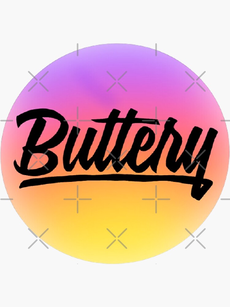 " buttery films simple" Sticker by Abdelaizhassani Redbubble