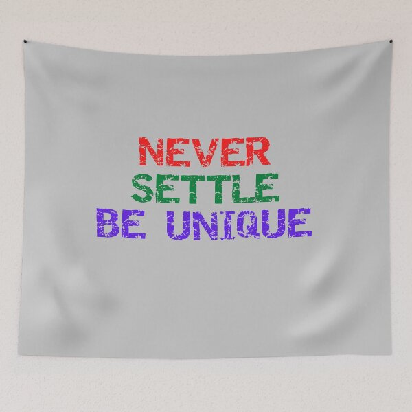 Item preview, Never Settle Be Unique, Essential T-shirt designed and sold by JoesCornerStore.