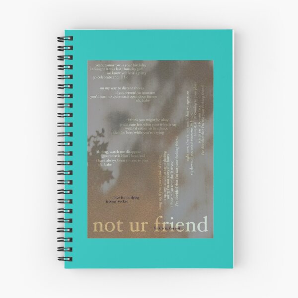 Item preview, not ur friend - love is not dying jeremy zucker typographic   designed and sold by GiftforallShop.