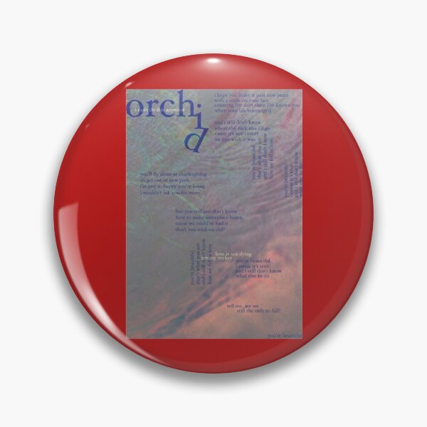 Item preview, orchid - love is not dying jeremy zucker typographic   designed and sold by GiftforallShop.