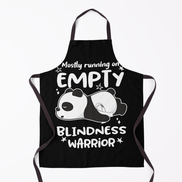 Item preview, Blindness Awareness Mostly Running On Empty Blindness Warrior designed and sold by GennieShop.