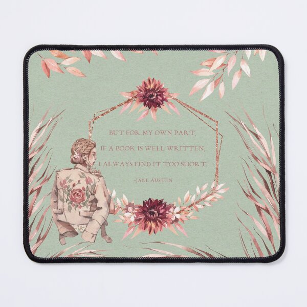Item preview, Jane Austen Quote designed and sold by ThinkingInPixel.