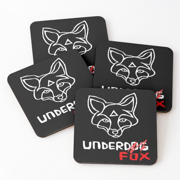 Item preview, Fox Humor, Underfox Vs Underdog, Funny Fox Joke designed and sold by badlydrawnbabe.