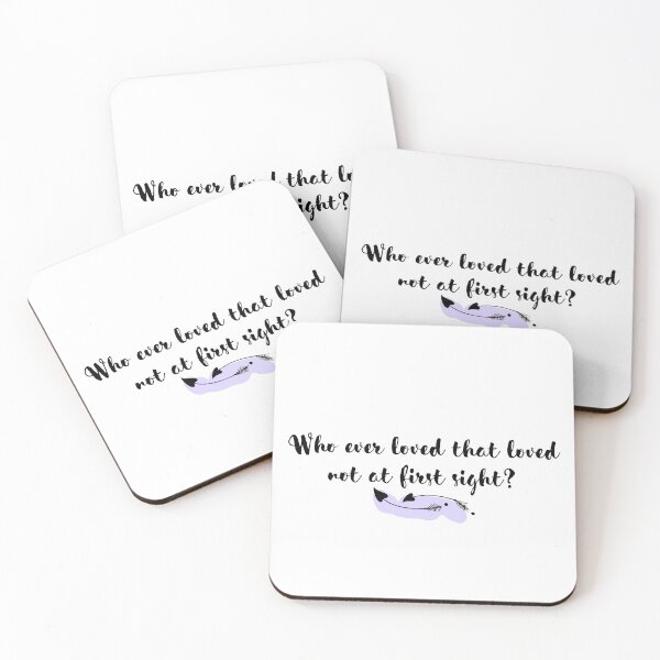 Item preview, Shakespeare Quote - Who ever loved that loved not at first sight designed and sold by violet-hope.