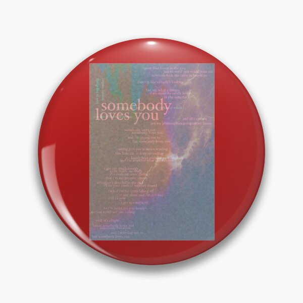 Item preview, somebody loves you - love is not dying jeremy zucker typographic   designed and sold by GiftforallShop.