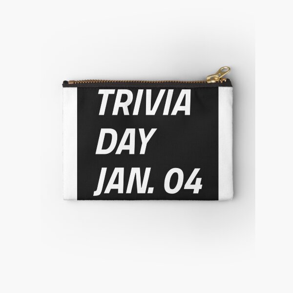 Item preview, TRIVIA DAY JANUARY 4TH SHIRT STICKER GIFT IDEA designed and sold by BestCoolStuff.