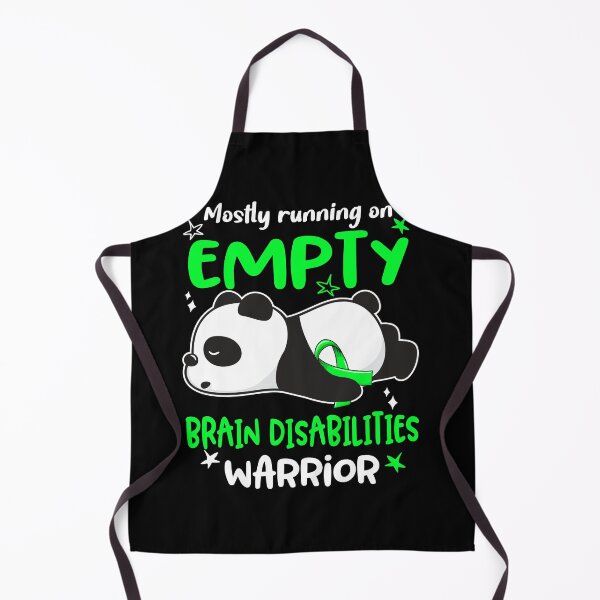 Item preview, Brain Disabilities Awareness Mostly Running On Empty Brain Disabilities Warrior designed and sold by GennieShop.