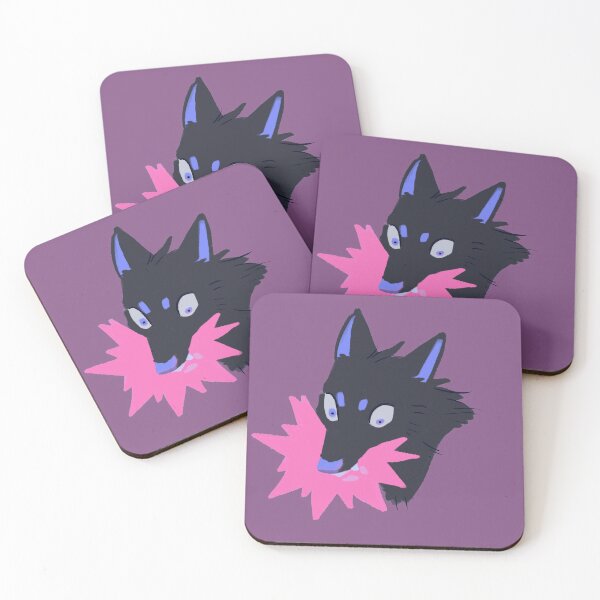 Item preview, Black Wolf Furry Sticker designed and sold by Sentientmural.
