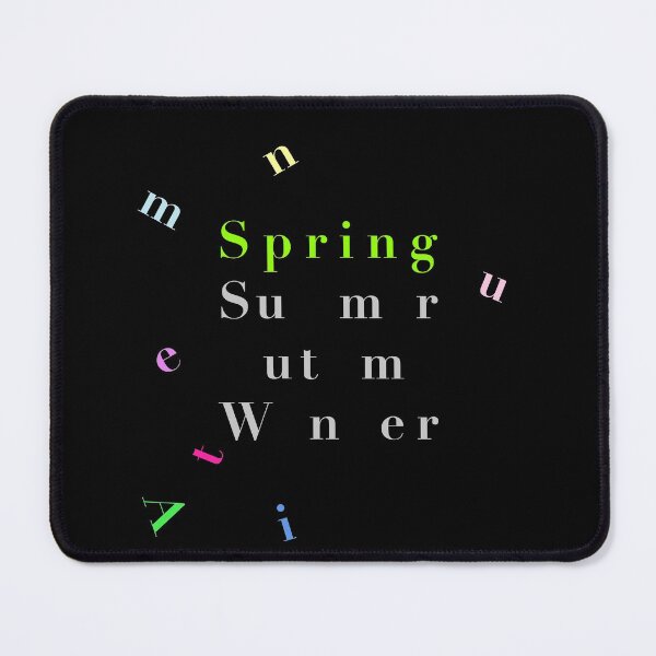 Item preview, Spring - Spring - Typography Poster English designed and sold by un-artiges.