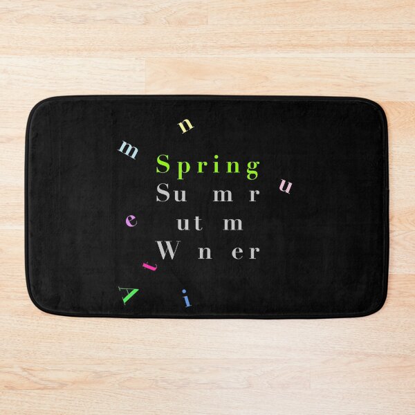 Item preview, Spring - Spring - Typography Poster English designed and sold by un-artiges.
