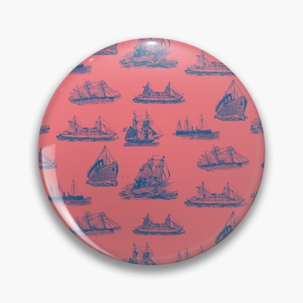 Item preview, Nautical Ships Pattern designed and sold by Meme Economy.