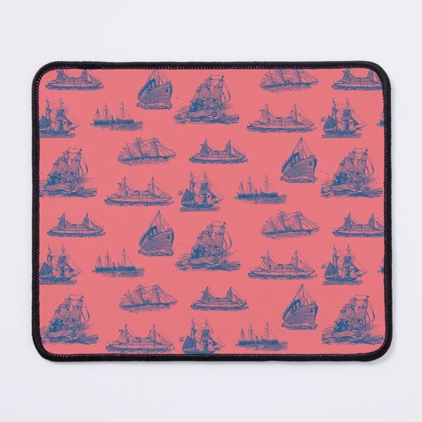 Item preview, Nautical Ships Pattern designed and sold by Meme Economy.