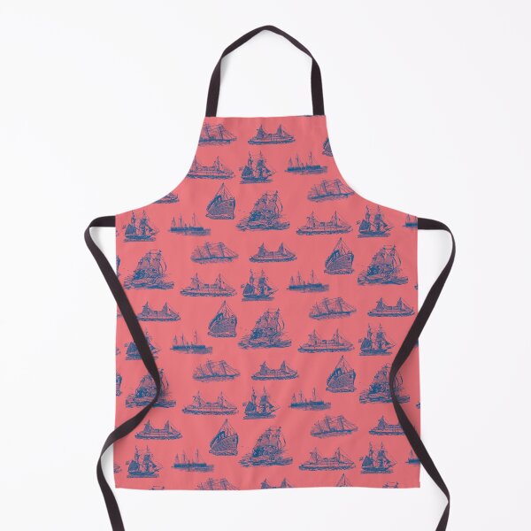 Item preview, Nautical Ships Pattern designed and sold by Meme Economy.