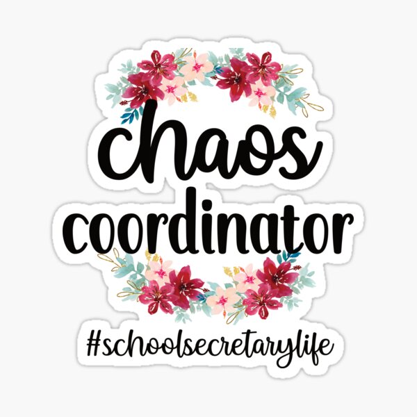 School Secretary Gifts School Squad Office Clerk Sticker