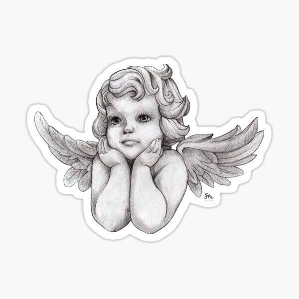 Angel Cherub Sticker