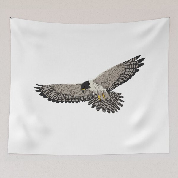 Item preview, Peregrine Falcon Flying - Male Peregrine Falcon designed and sold by EcoElsa.