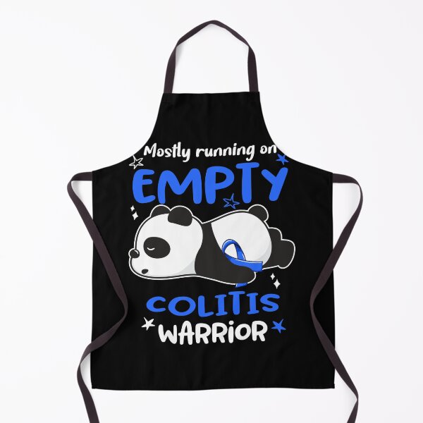 Item preview, Colitis Awareness Mostly Running On Empty Colitis Warrior designed and sold by GennieShop.