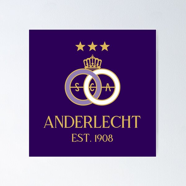 football poster RSC Anderlecht v Standard Liege finale coupe de