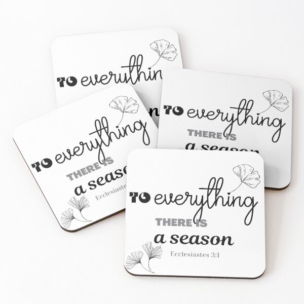 Item preview, Ecclesiastes 3:1 Christian Bible Verse designed and sold by Happy-Karma.
