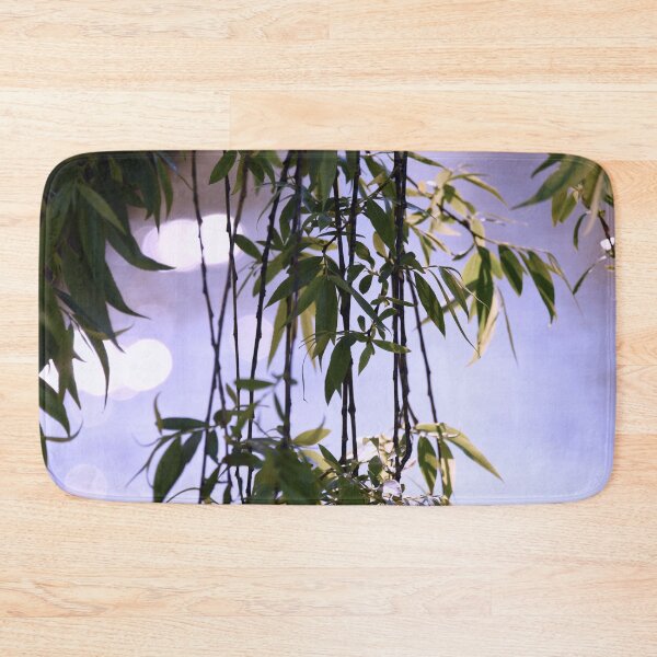 Item preview, Green Leaves and Lights with Purple and Blue Background designed and sold by mariagram17.