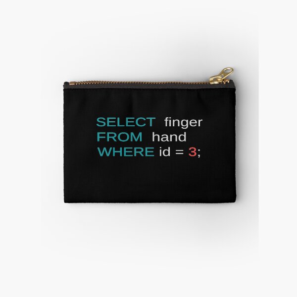 Item preview, Select Finger From Hand Where Id = 3  funny Shirt  gift idea coding Essential T-Shirt designed and sold by Mogadoor.