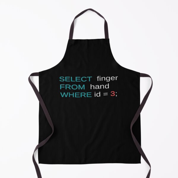 Item preview, Select Finger From Hand Where Id = 3  funny Shirt  gift idea coding Essential T-Shirt designed and sold by Mogadoor.