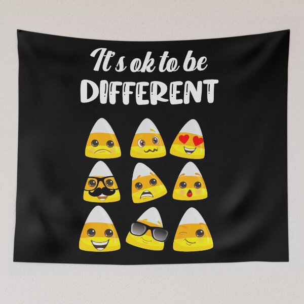 Item preview, It’s ok to be different candy corn cute kawii candy corn- Halloween kids/ men’s/ women’s  designed and sold by Designs Of all kinds.