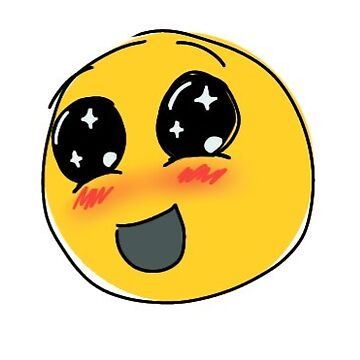 Artwork thumbnail, Blushing Emoji by CiroStudios