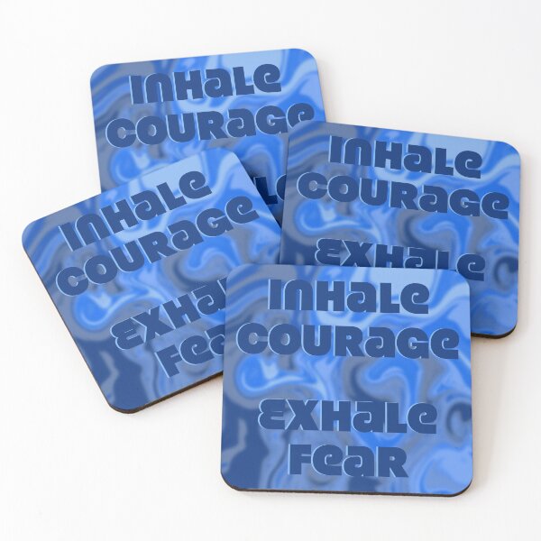 Item preview, Inhale Courage Exhale Fear designed and sold by RabbitHeartArt.
