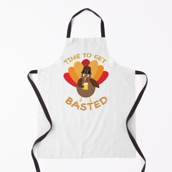 Item preview, Turkey Time to get Basted Happy Thanksgiving Beer Wasted  designed and sold by Orchyd.