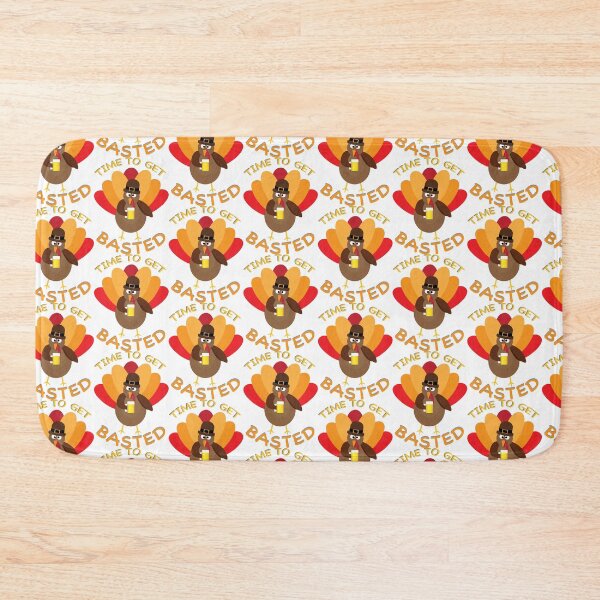 Item preview, Turkey Time to get Basted Happy Thanksgiving Beer Wasted  designed and sold by Orchyd.
