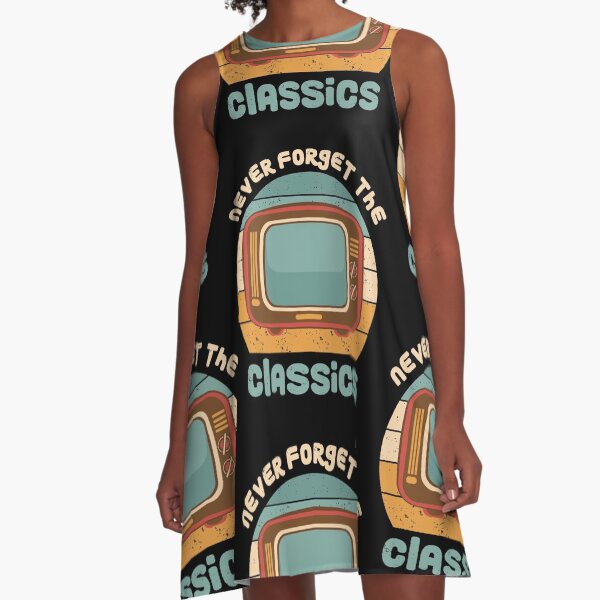 Item preview, Never Forget The Classics Television Retro designed and sold by GravitiTees.