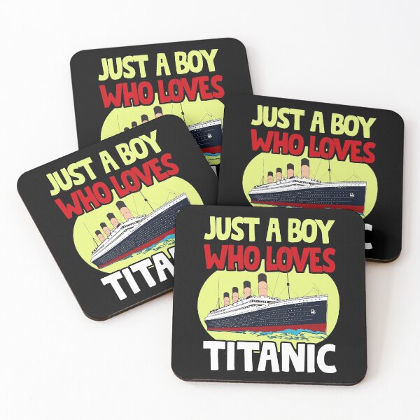 Item preview, Just A Boy Who Loves Titanic Titanic Ship Lover Boys Kids designed and sold by Tee Revolution.