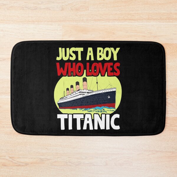 Item preview, Just A Boy Who Loves Titanic Titanic Ship Lover Boys Kids designed and sold by Tee Revolution.