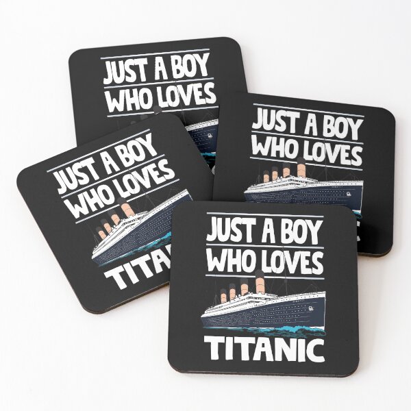 Item preview, Just A Boy Who Loves Titanic - Titanic Ship Lover Boys Kids Gift designed and sold by Tee Revolution.