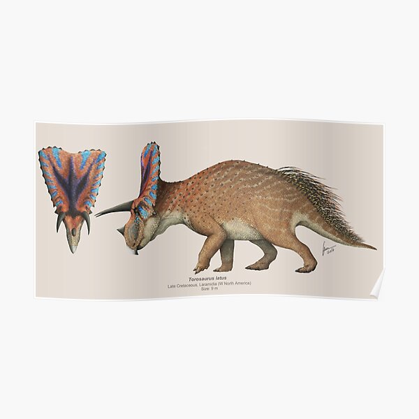 Torosaurus Poster