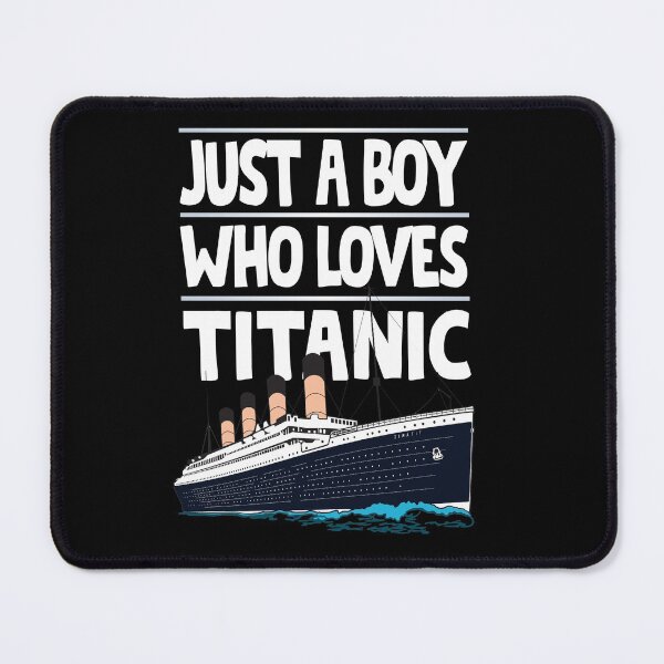 Item preview, Just A Boy Who Loves Titanic Titanic Ship Gift for Boys Kids designed and sold by Tee Revolution.