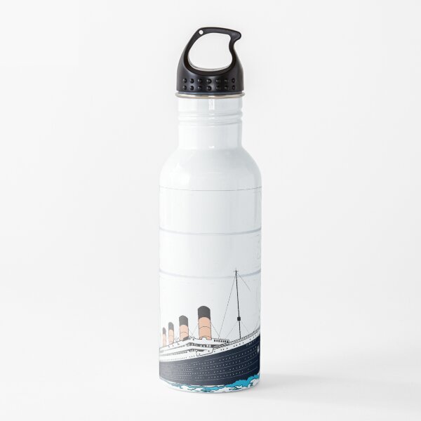Just A Boy Who Loves Titanic Titanic Ship Gift for Boys Kids Water Bottle