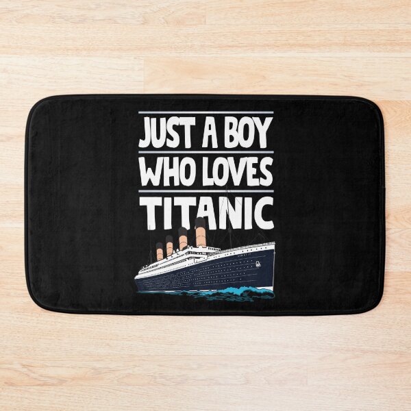 Item preview, Just A Boy Who Loves Titanic Titanic Ship Gift for Boys Kids designed and sold by Tee Revolution.