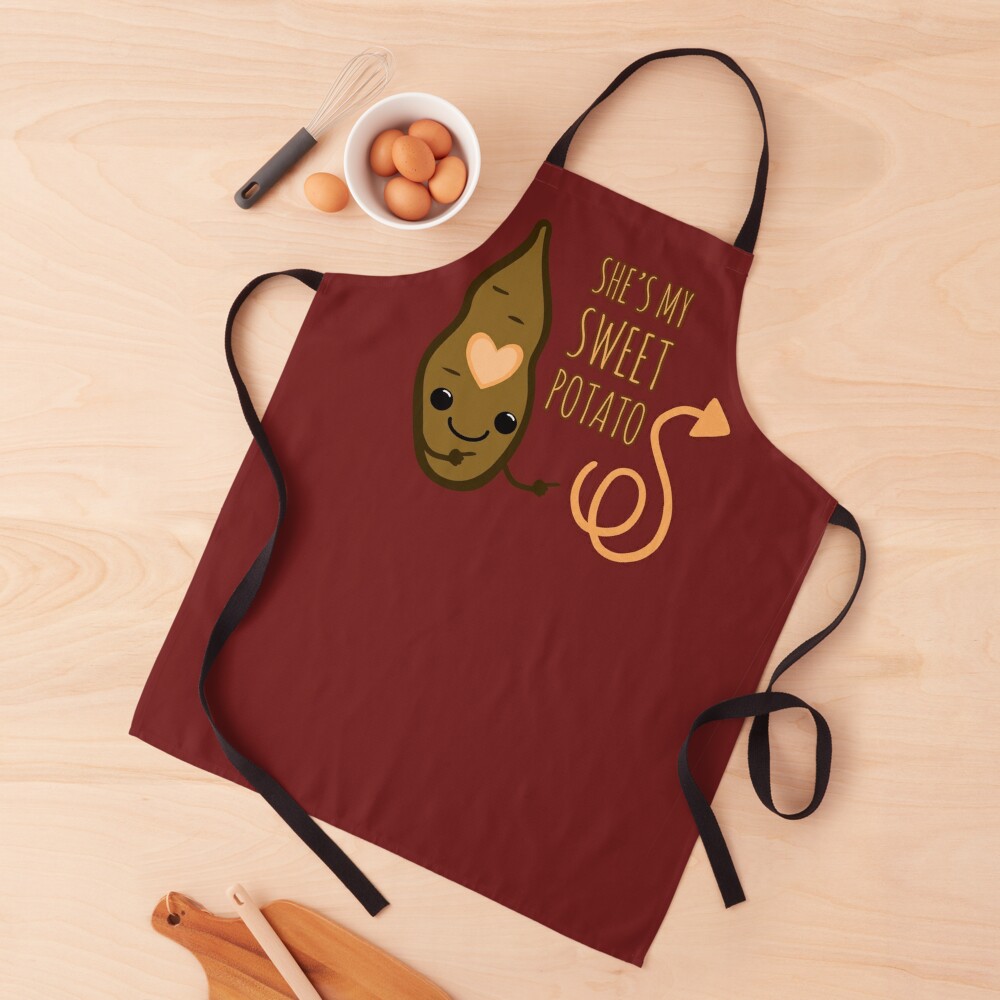 Sweet Potato Matching Aprons for Adult and Childrens