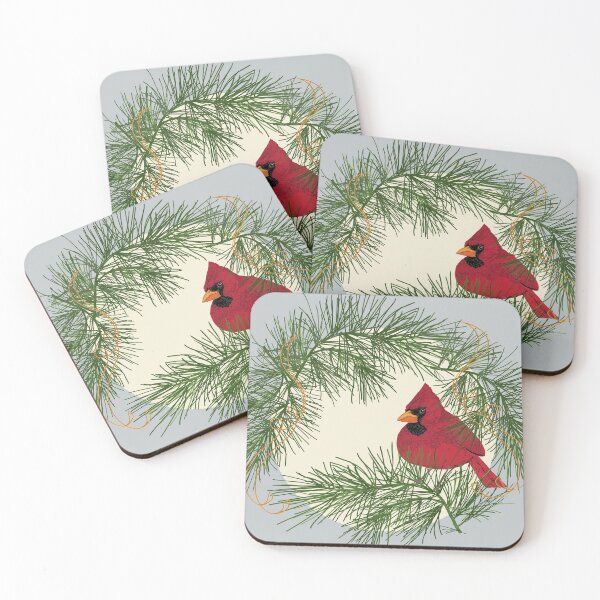 Item preview, Cardinal in the pine moon designed and sold by Robin   King.