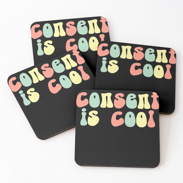 Item preview, Consent is Cool, Pink, Green and Orange  designed and sold by jessicaleah15.