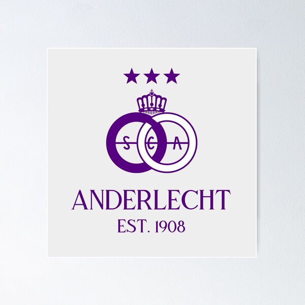 football poster RSC Anderlecht v Standard Liege finale coupe de