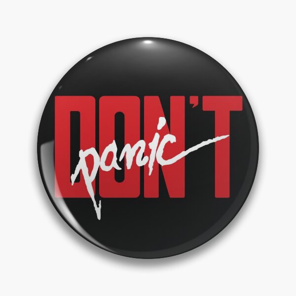 Item preview, Don't Panic title card designed and sold by DBWDesigns101.