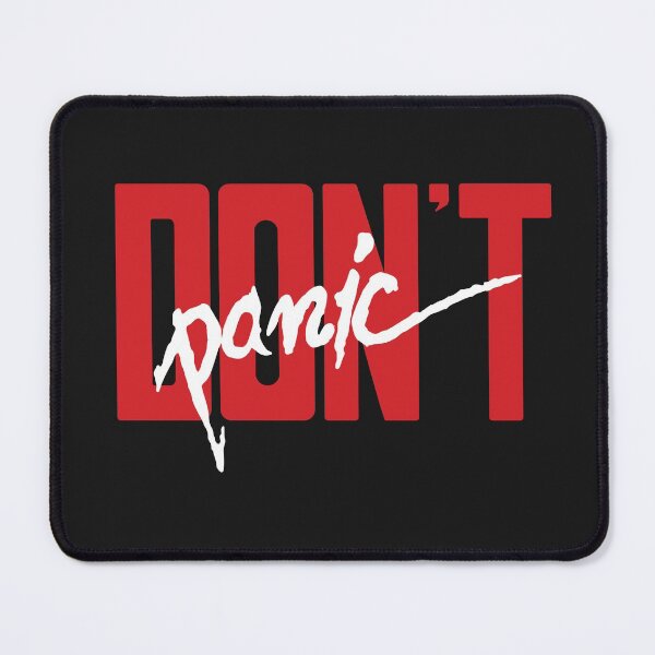 Item preview, Don't Panic title card designed and sold by DBWDesigns101.
