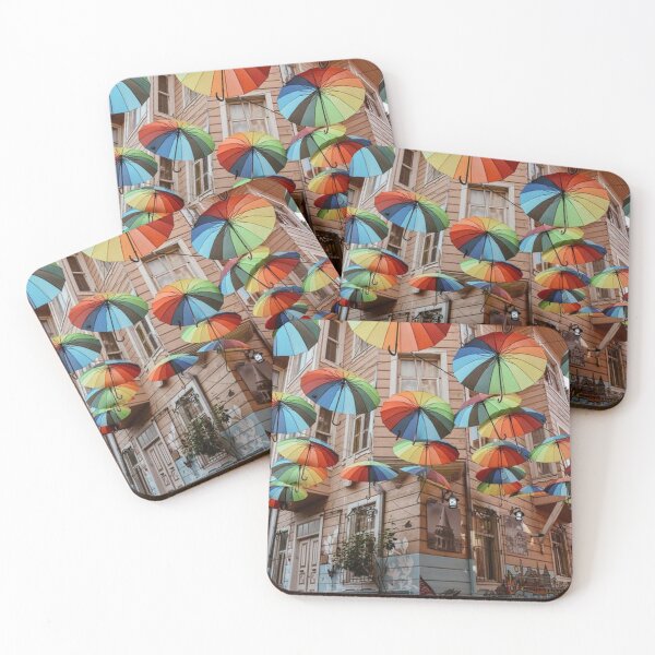 Item preview, Street View Colorful Umbrella print on accessories and apparel designed and sold by lduke47.
