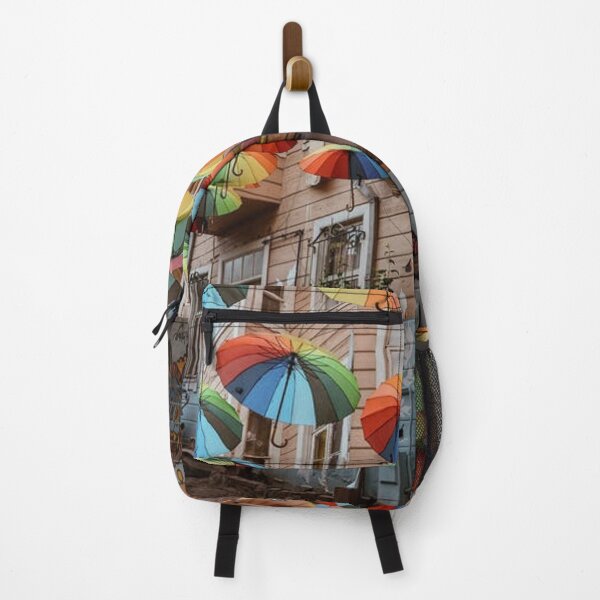 Item preview, Street View Colorful Umbrella print on accessories and apparel designed and sold by lduke47.