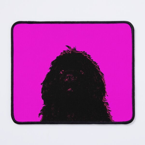 Item preview, Newfoundland Dog Head Pink designed and sold by Moonyflower.