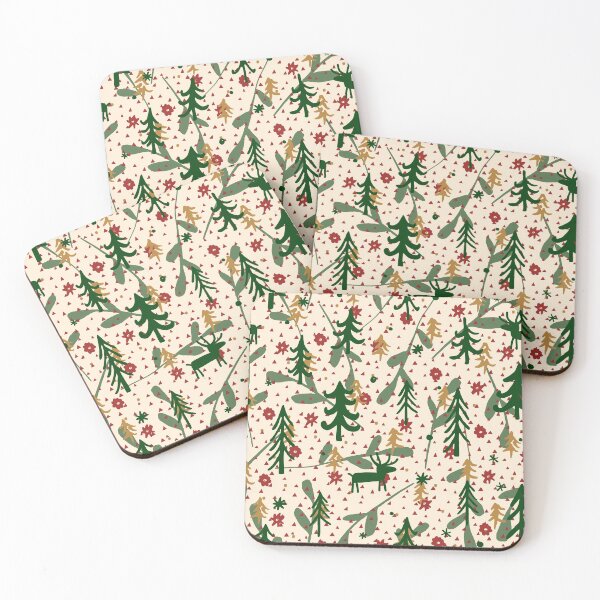 Item preview, Christmas Trees And Holly Pattern  designed and sold by Designs By YL.